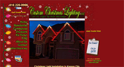 Desktop Screenshot of customchristmaslightingkc.com